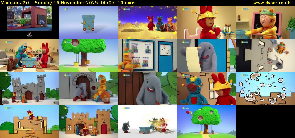 Mixmups (5) Sunday 16 November 2025 06:05 - 06:15
