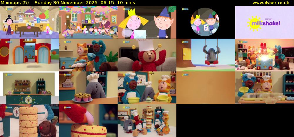 Mixmups (5) Sunday 30 November 2025 06:15 - 06:25