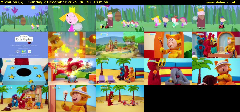 Mixmups (5) Sunday 7 December 2025 06:20 - 06:30