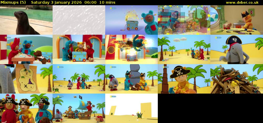 Mixmups (5) Saturday 3 January 2026 06:00 - 06:10