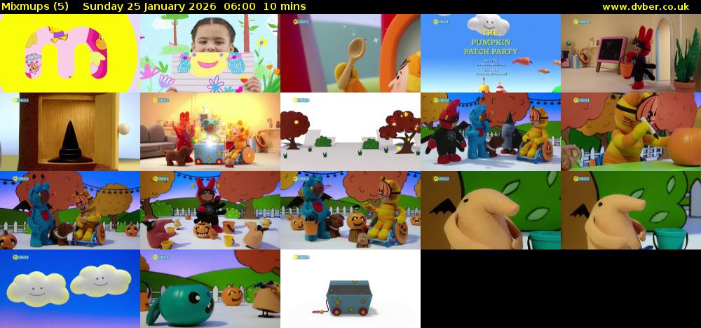 Mixmups (5) Sunday 25 January 2026 06:00 - 06:10