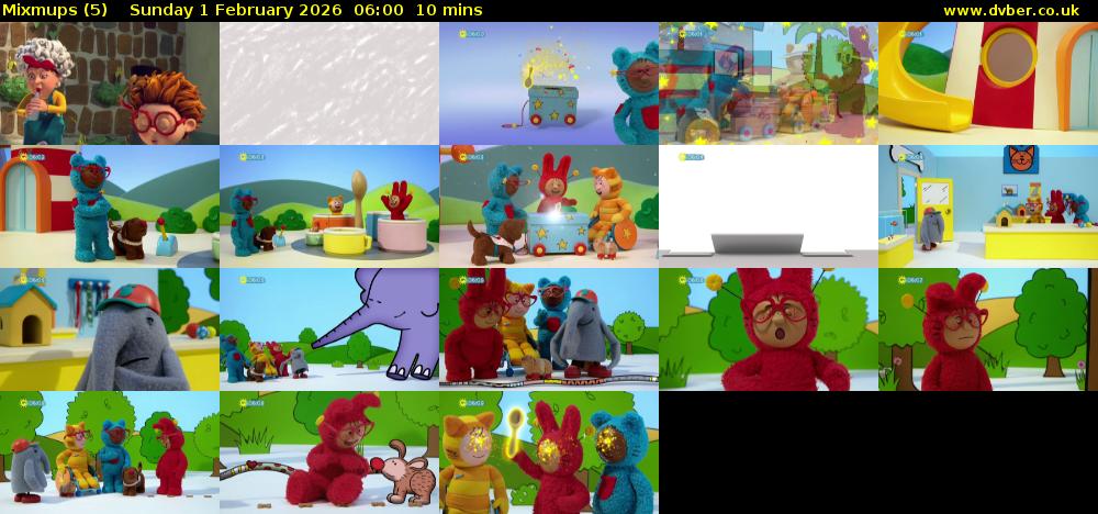 Mixmups (5) Sunday 1 February 2026 06:00 - 06:10