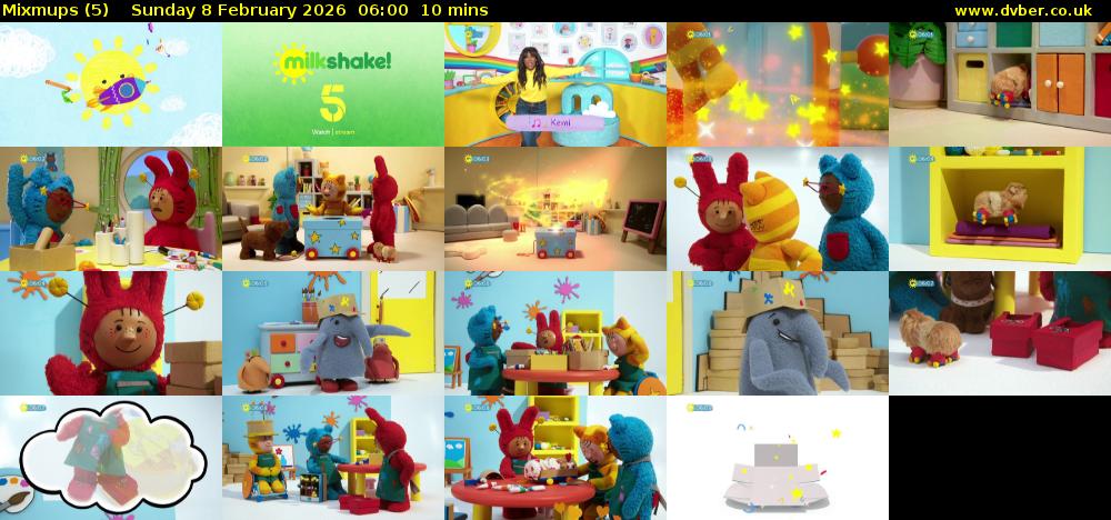 Mixmups (5) Sunday 8 February 2026 06:00 - 06:10