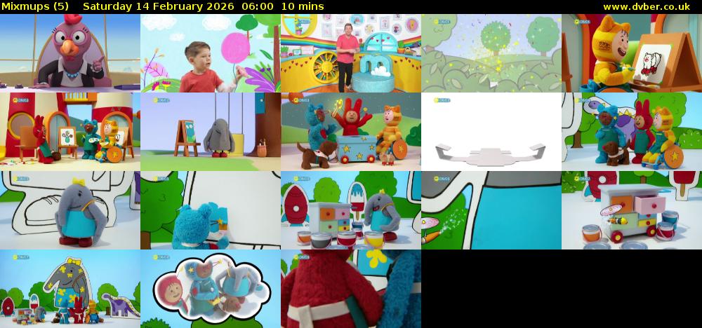 Mixmups (5) Saturday 14 February 2026 06:00 - 06:10