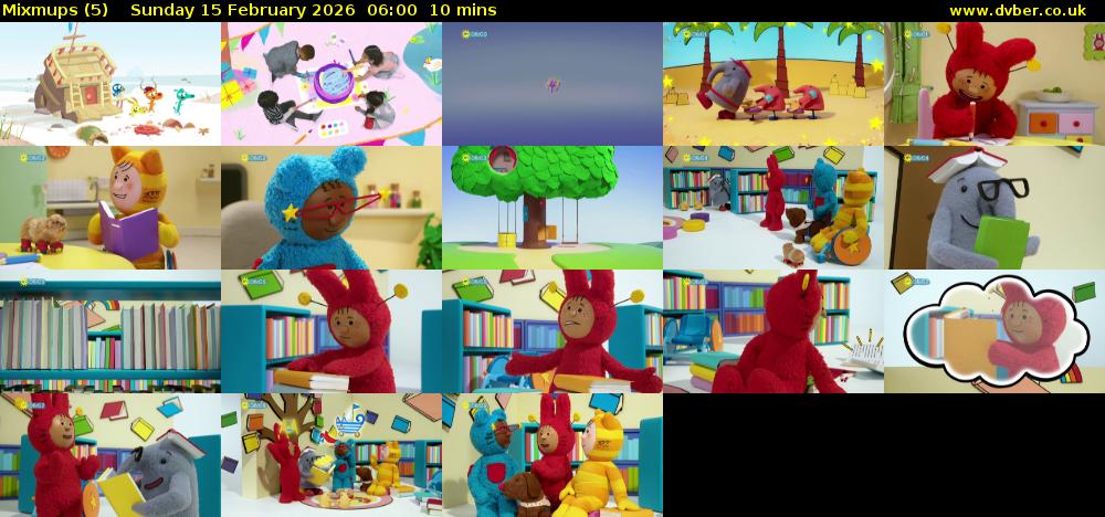 Mixmups (5) Sunday 15 February 2026 06:00 - 06:10