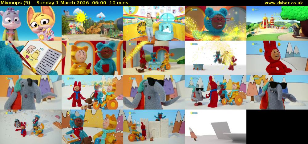 Mixmups (5) Sunday 1 March 2026 06:00 - 06:10