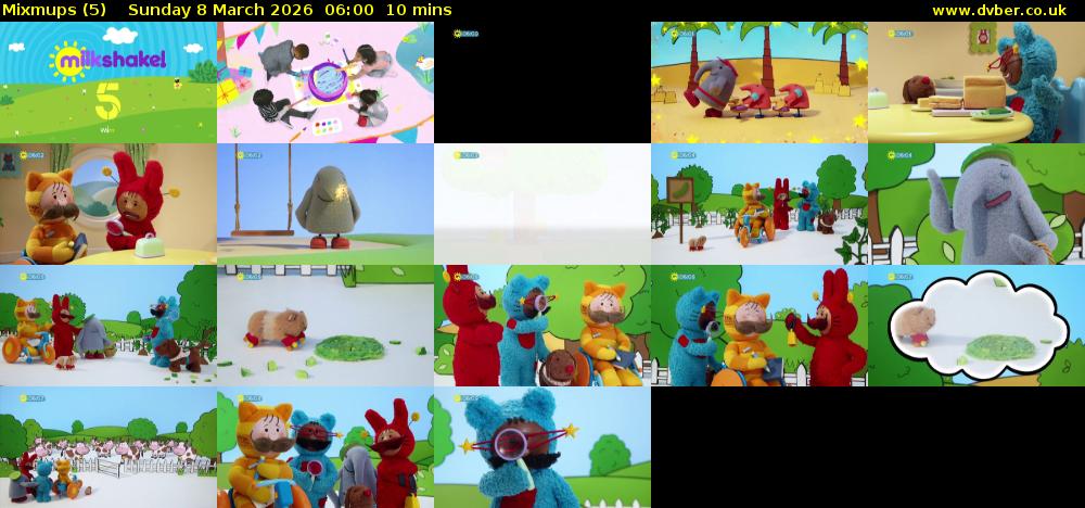 Mixmups (5) Sunday 8 March 2026 06:00 - 06:10