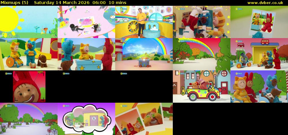 Mixmups (5) Saturday 14 March 2026 06:00 - 06:10