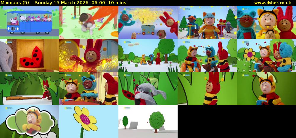 Mixmups (5) Sunday 15 March 2026 06:00 - 06:10