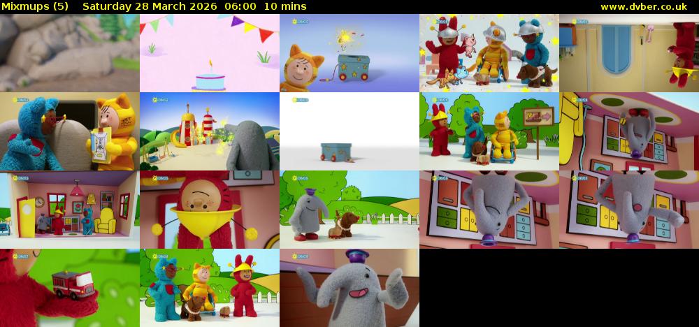 Mixmups (5) Saturday 28 March 2026 06:00 - 06:10