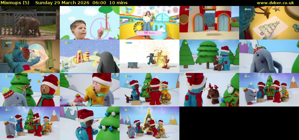 Mixmups (5) Sunday 29 March 2026 06:00 - 06:10