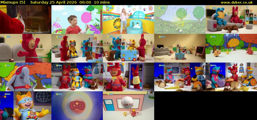 Mixmups (5) Saturday 25 April 2026 06:00 - 06:10