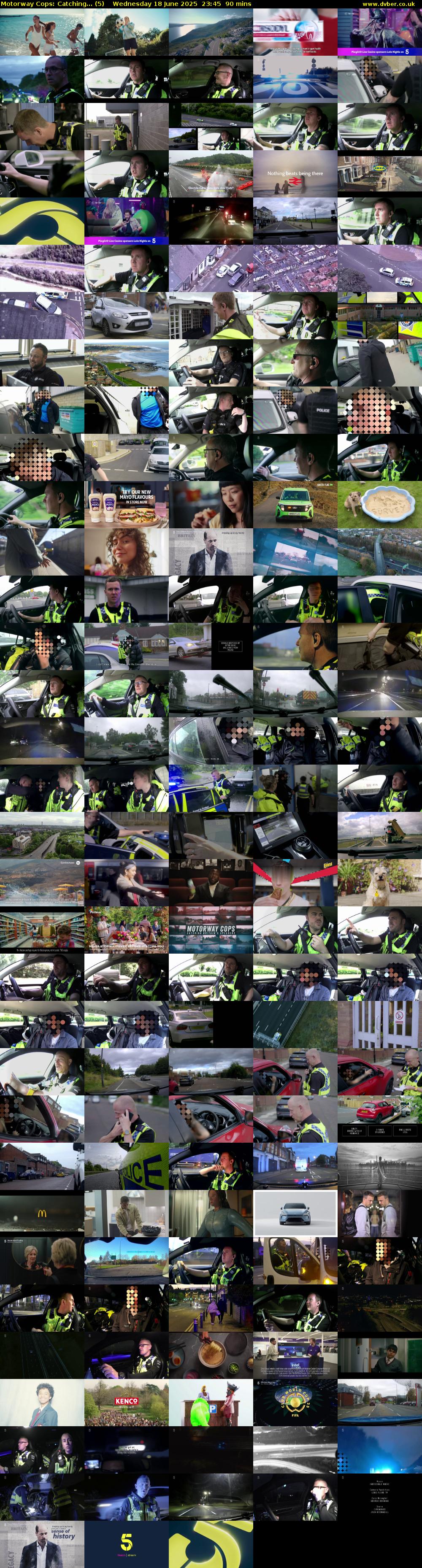 Motorway Cops: Catching... (5) Wednesday 18 June 2025 23:45 - 01:15