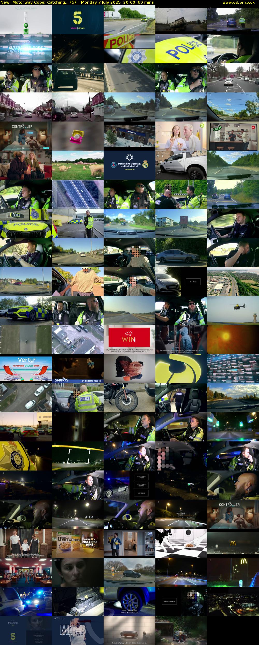 Motorway Cops: Catching... (5) Monday 7 July 2025 20:00 - 21:00
