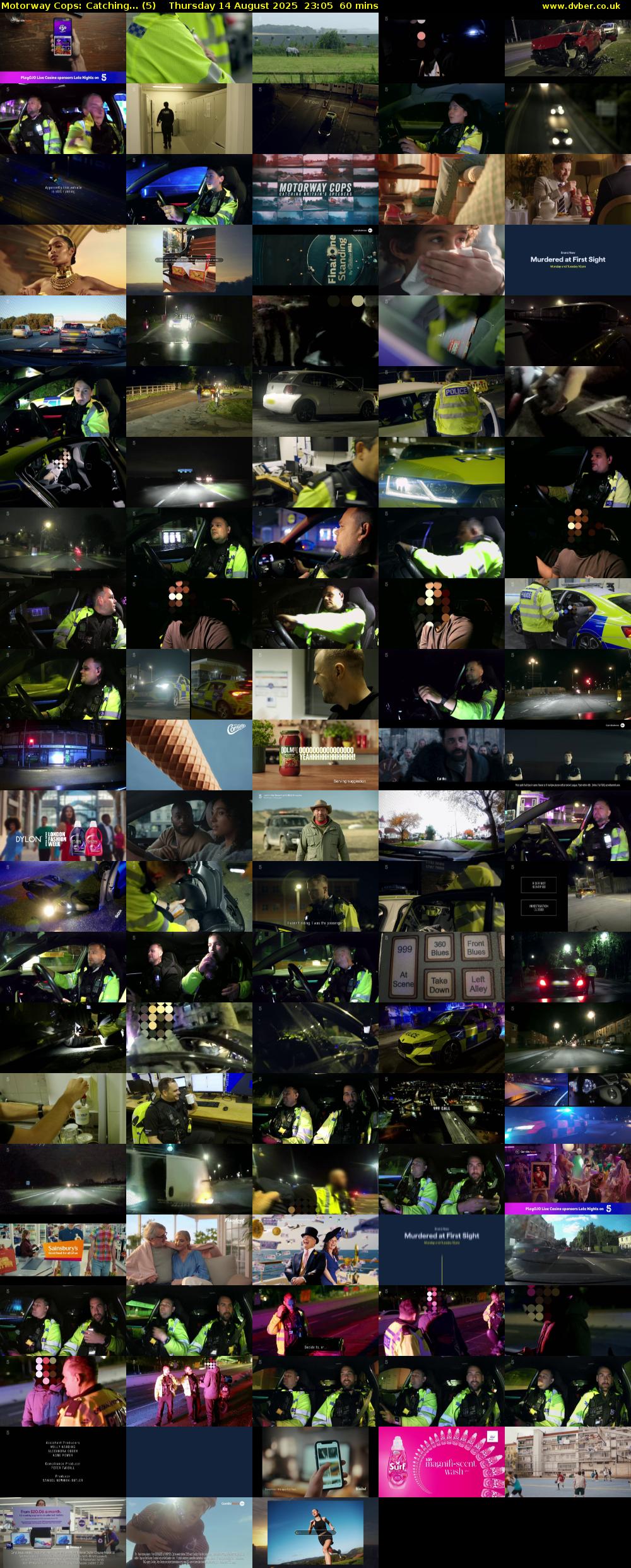 Motorway Cops: Catching... (5) Thursday 14 August 2025 23:05 - 00:05
