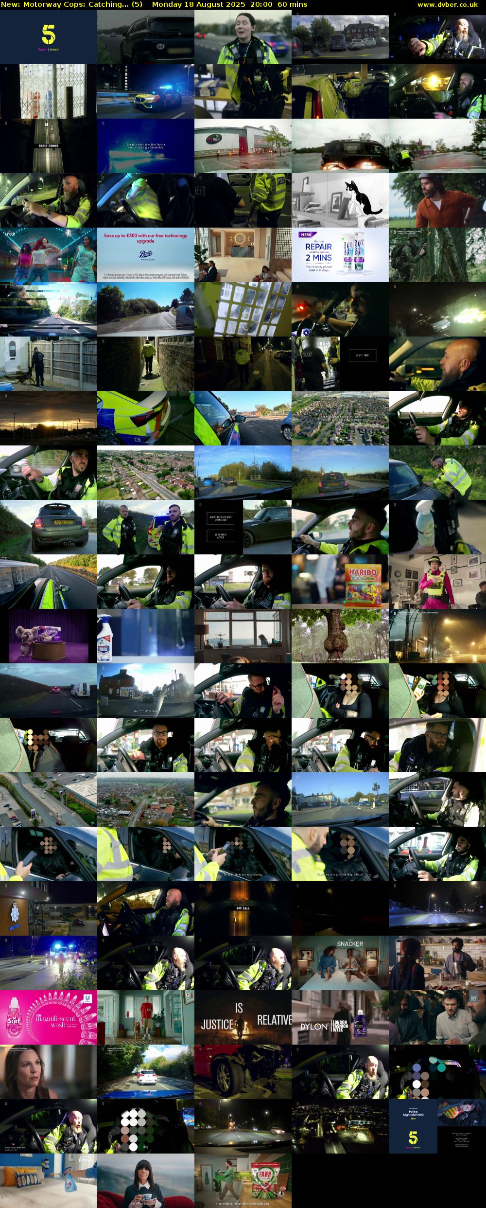 Motorway Cops: Catching... (5) Monday 18 August 2025 20:00 - 21:00