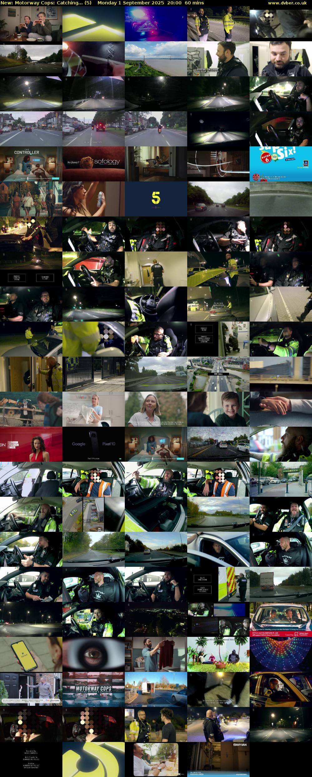 Motorway Cops: Catching... (5) Monday 1 September 2025 20:00 - 21:00