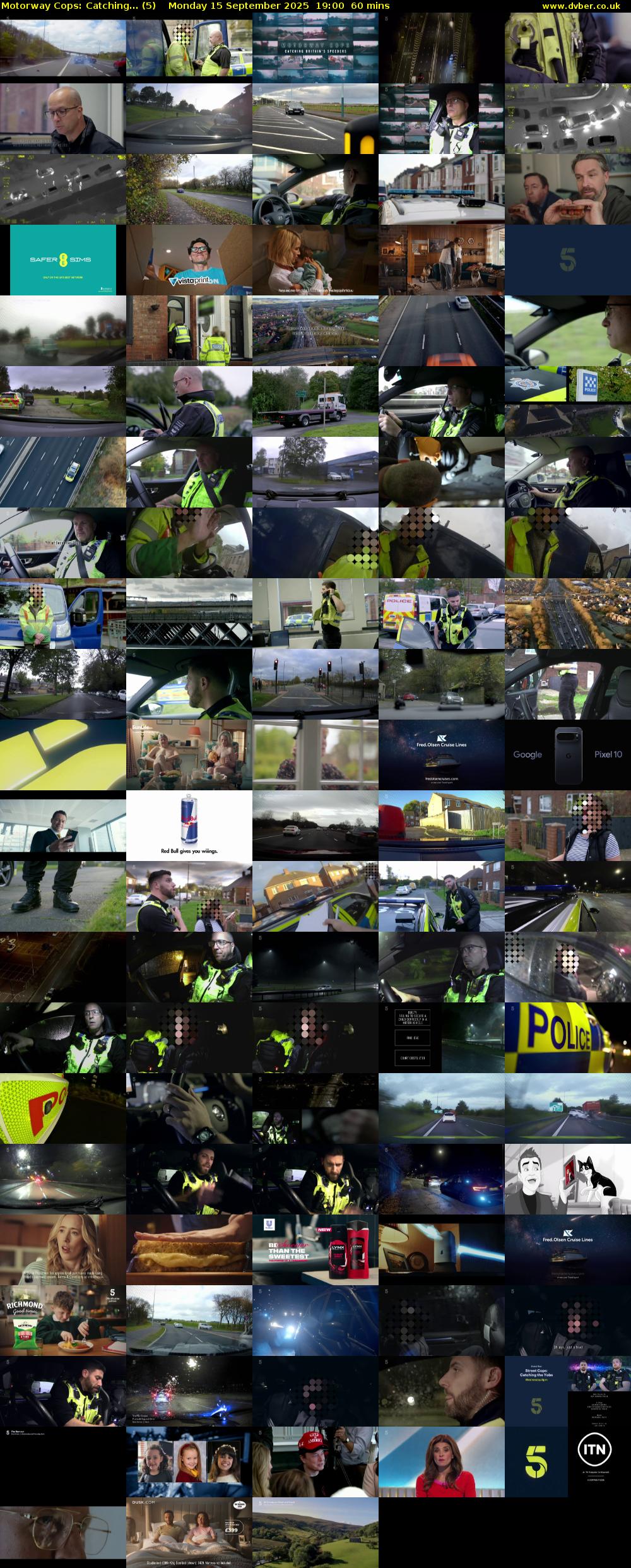 Motorway Cops: Catching... (5) Monday 15 September 2025 19:00 - 20:00