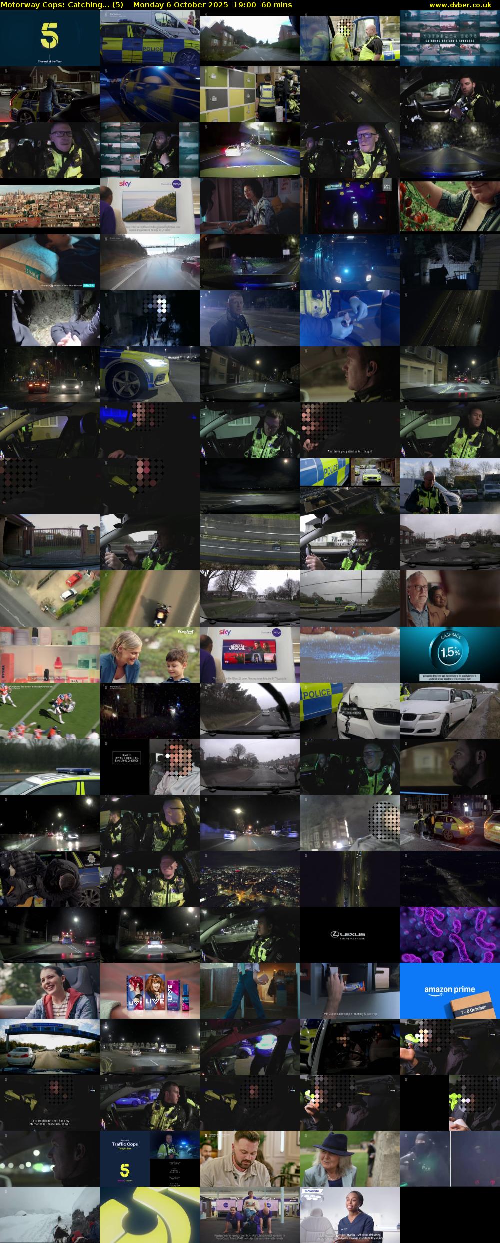 Motorway Cops: Catching... (5) Monday 6 October 2025 19:00 - 20:00
