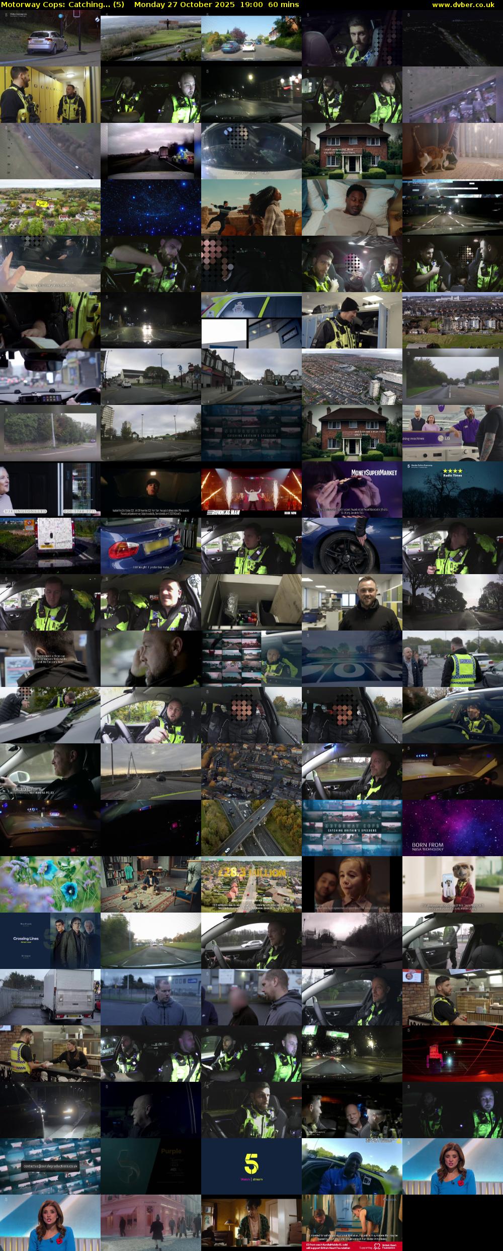 Motorway Cops: Catching... (5) Monday 27 October 2025 19:00 - 20:00