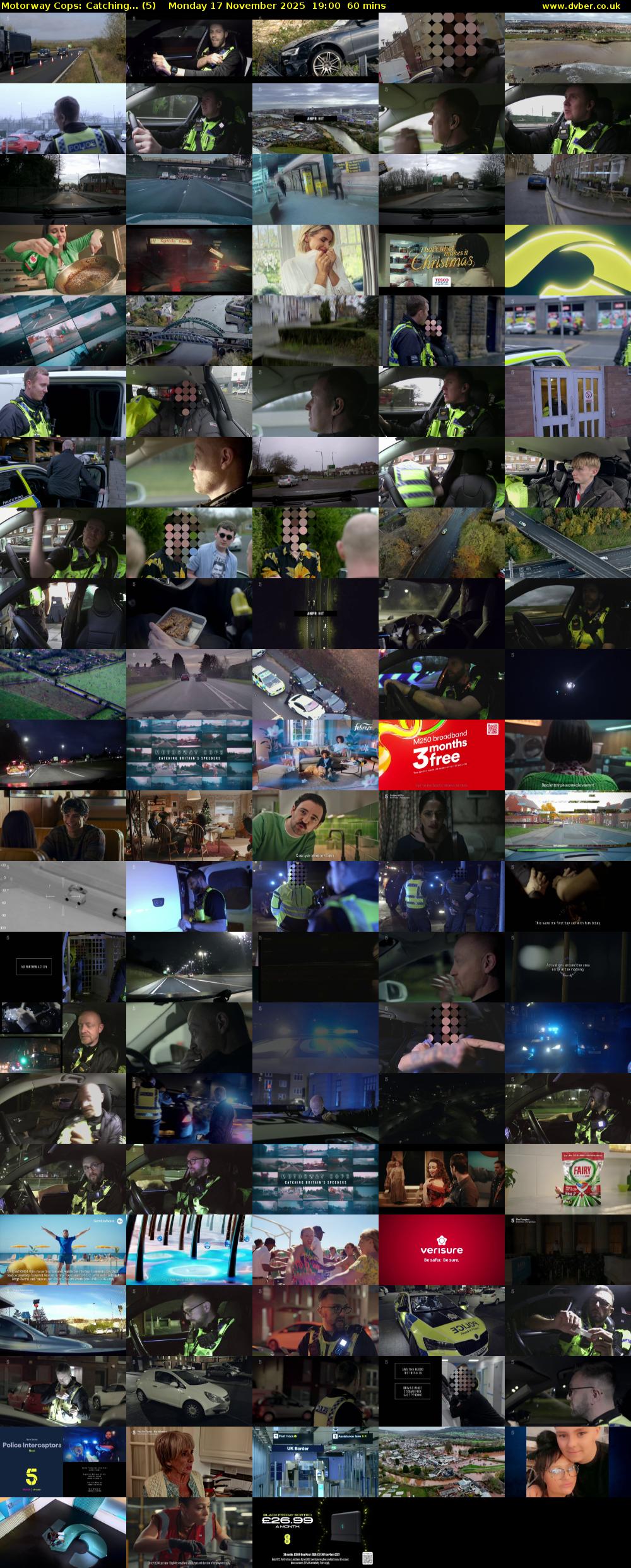 Motorway Cops: Catching... (5) Monday 17 November 2025 19:00 - 20:00