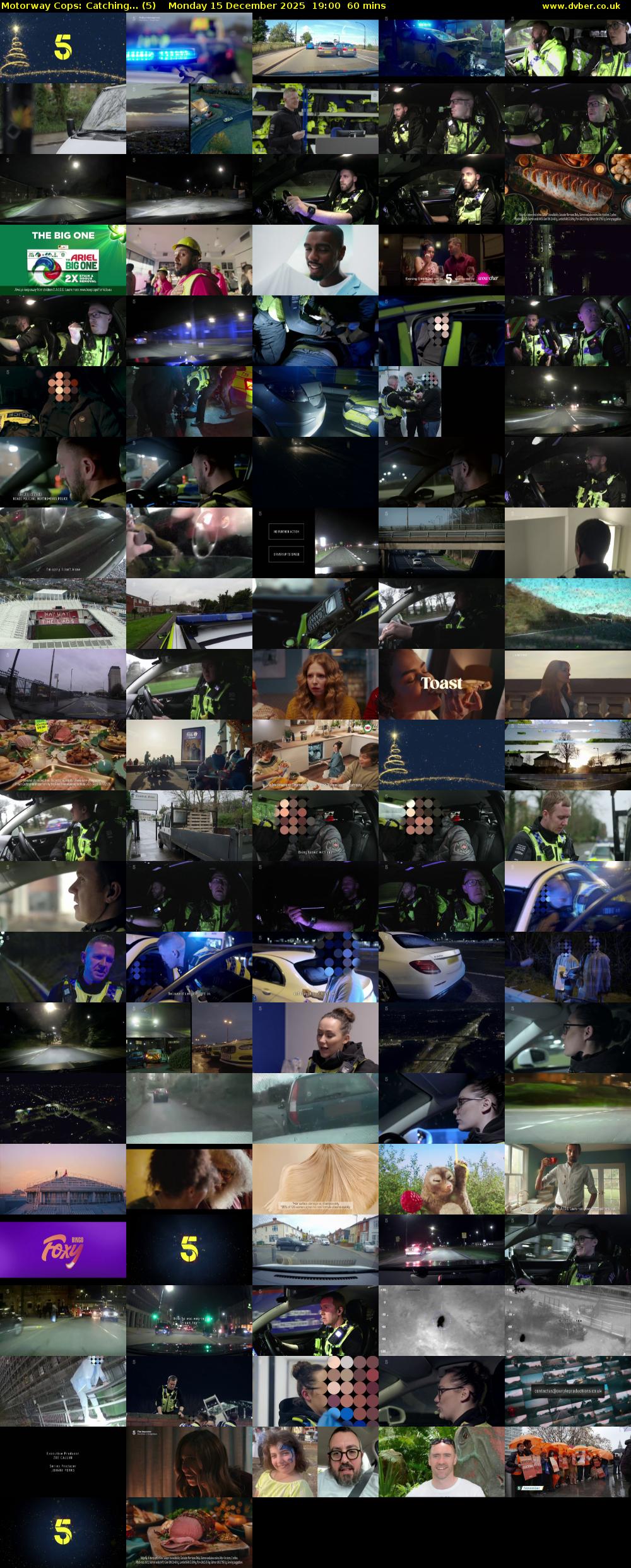 Motorway Cops: Catching... (5) Monday 15 December 2025 19:00 - 20:00