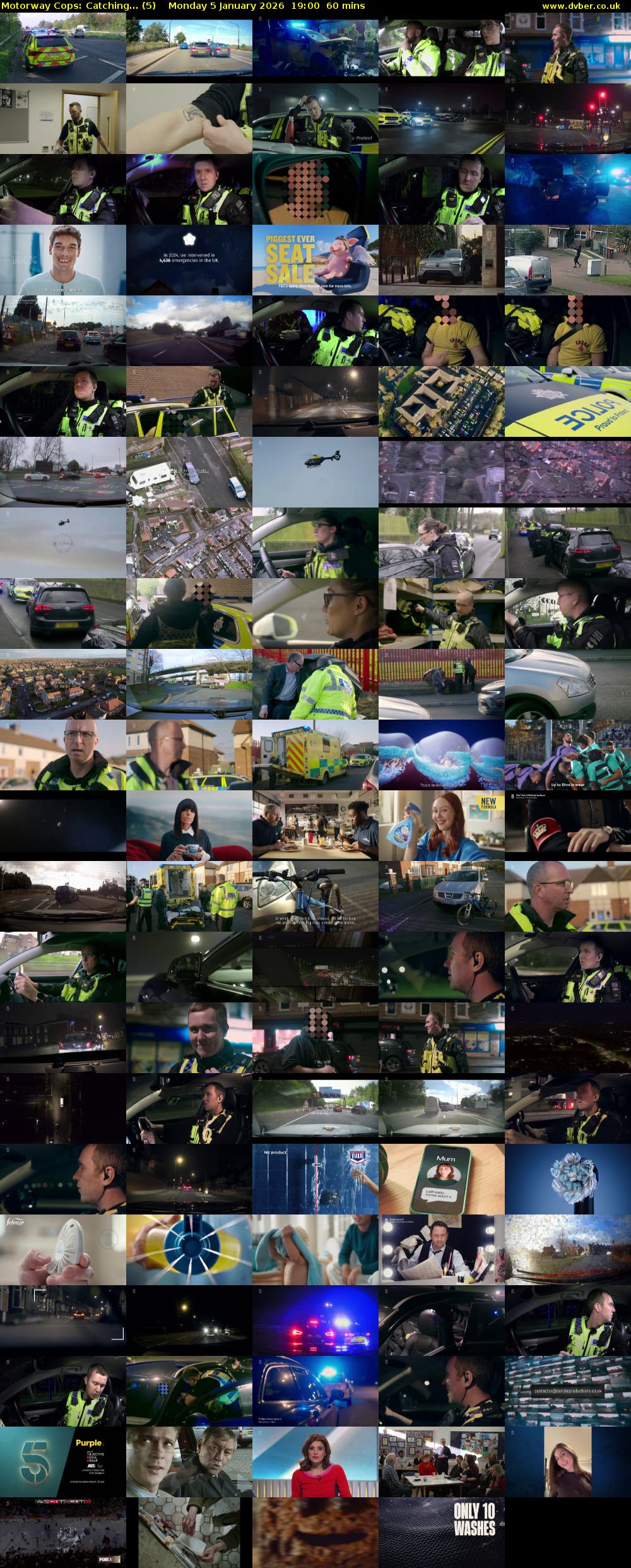 Motorway Cops: Catching... (5) Monday 5 January 2026 19:00 - 20:00