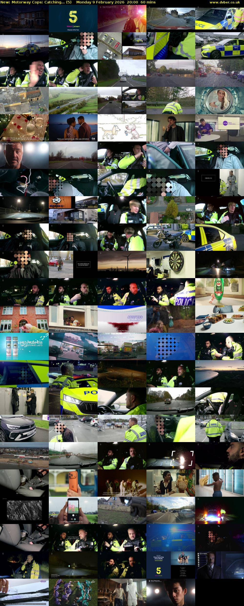 Motorway Cops: Catching... (5) Monday 9 February 2026 20:00 - 21:00