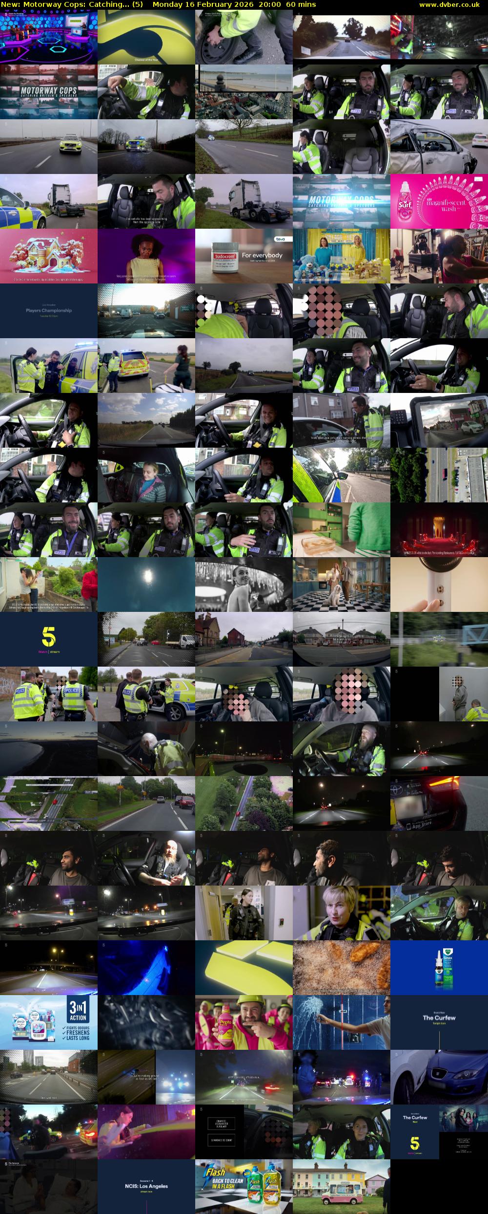 Motorway Cops: Catching... (5) Monday 16 February 2026 20:00 - 21:00