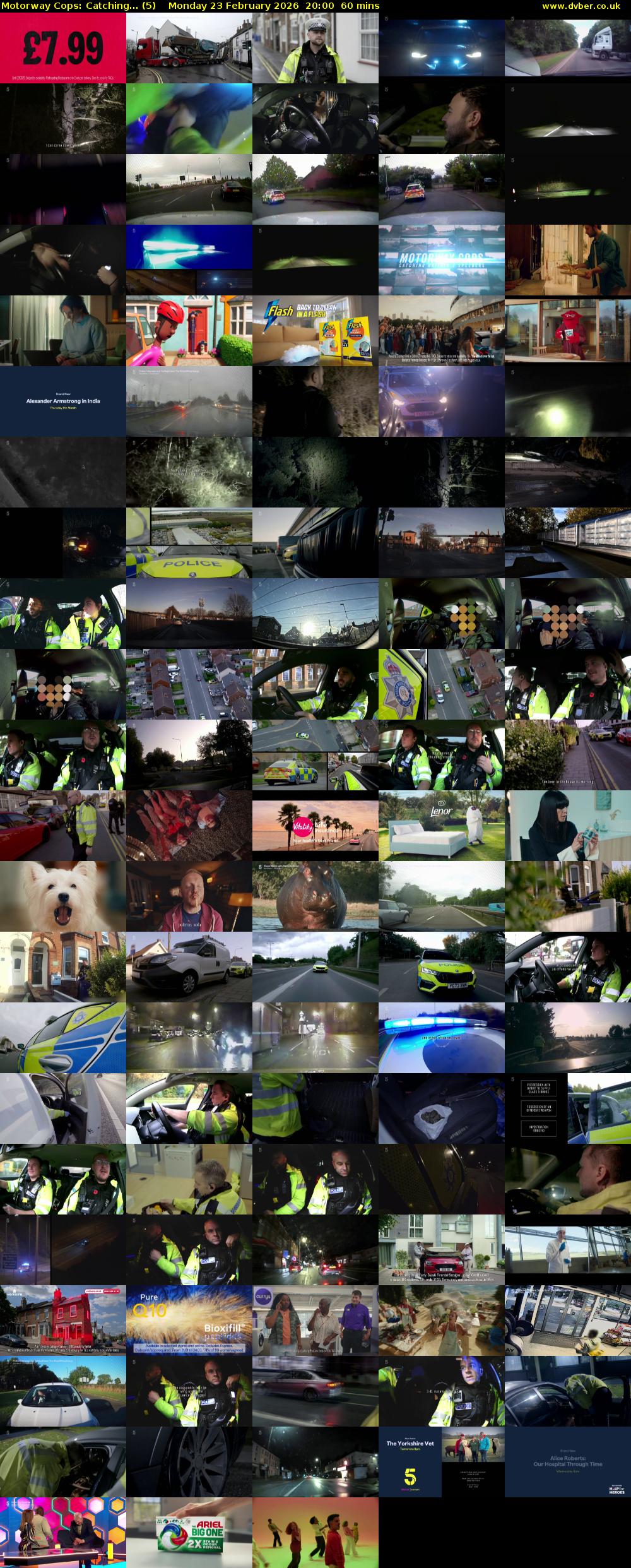 Motorway Cops: Catching... (5) Monday 23 February 2026 20:00 - 21:00