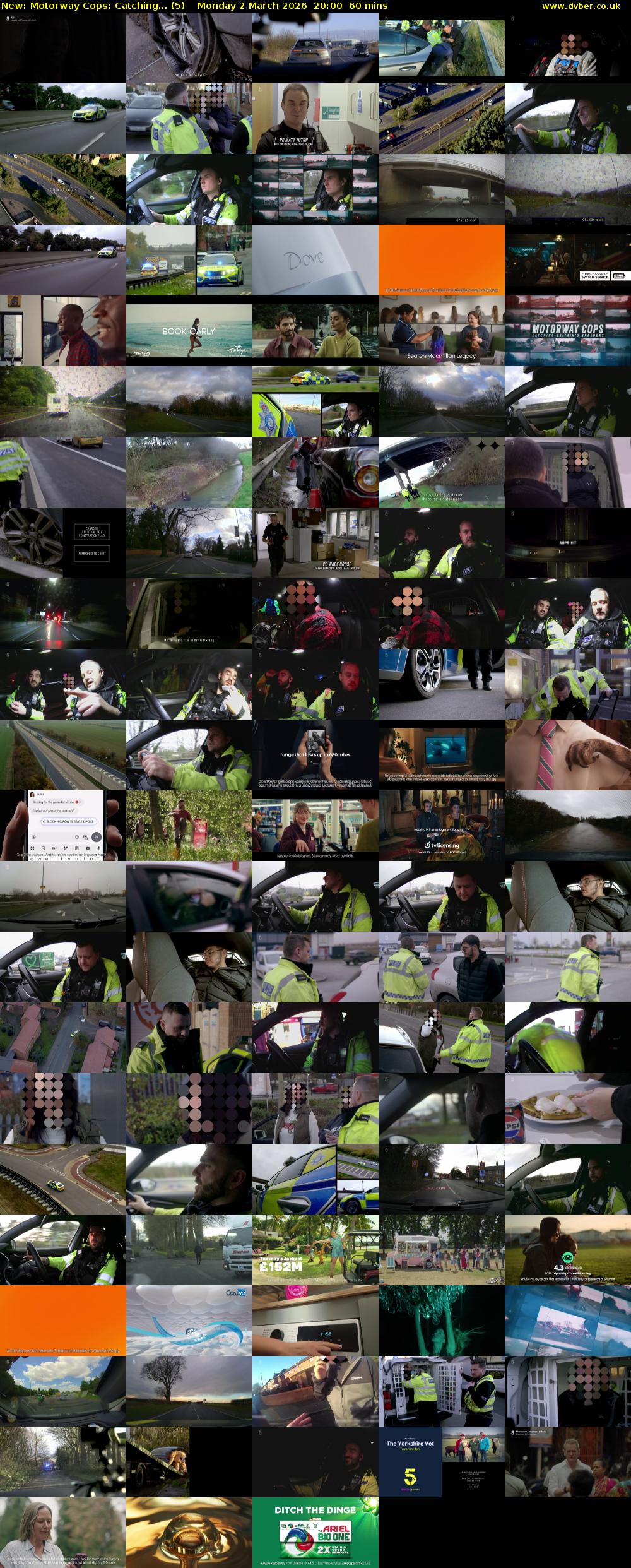 Motorway Cops: Catching... (5) Monday 2 March 2026 20:00 - 21:00