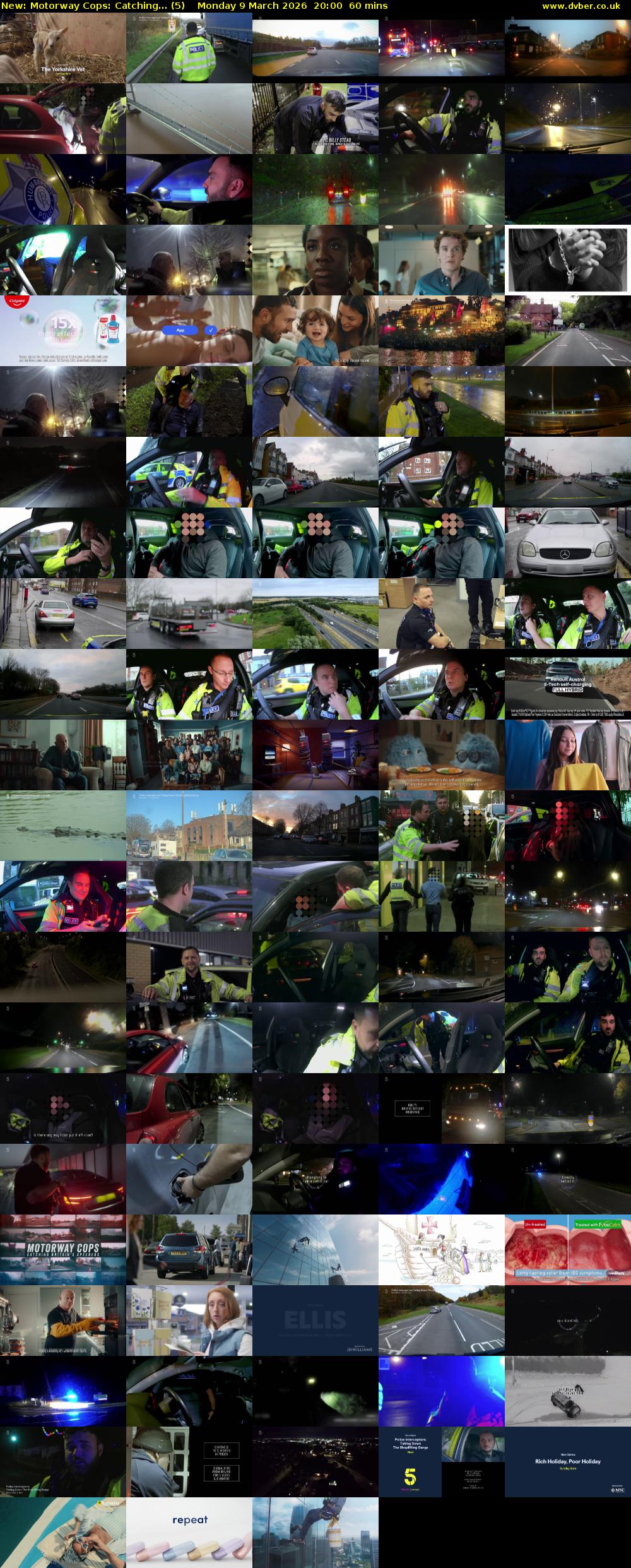 Motorway Cops: Catching... (5) Monday 9 March 2026 20:00 - 21:00