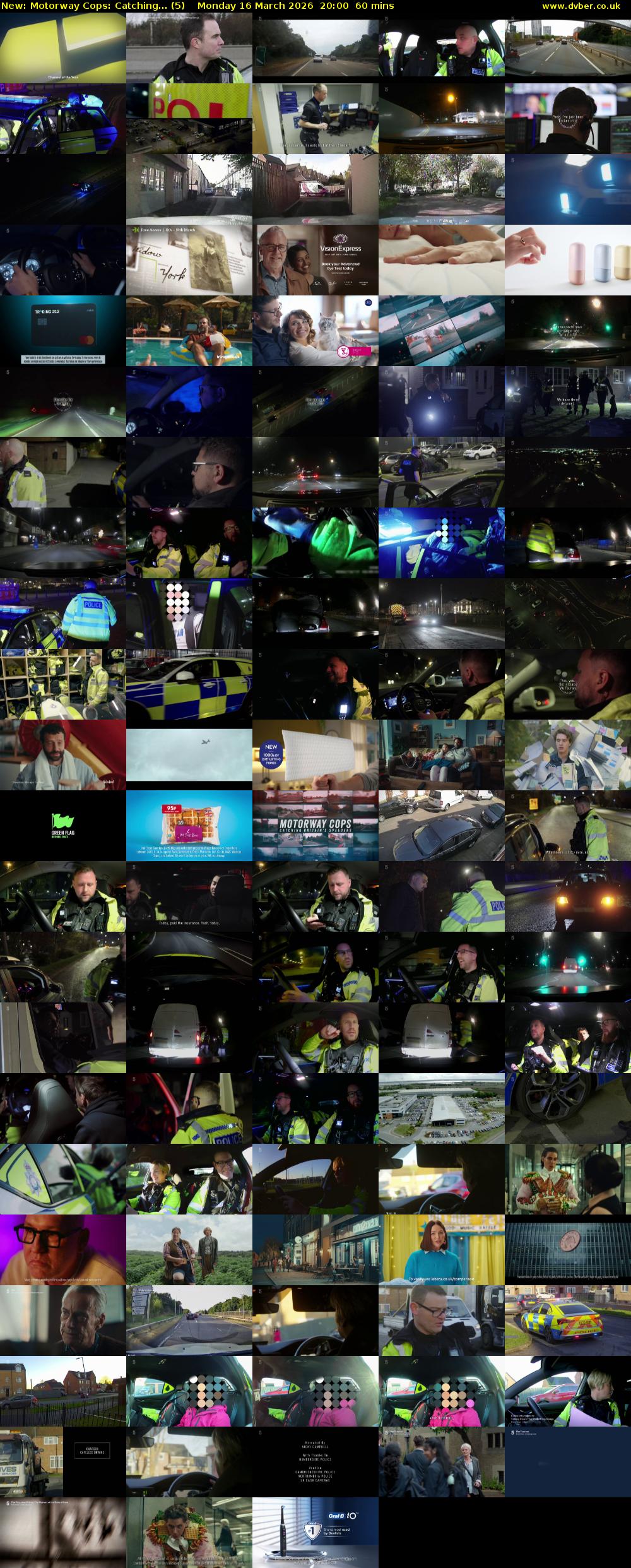 Motorway Cops: Catching... (5) Monday 16 March 2026 20:00 - 21:00