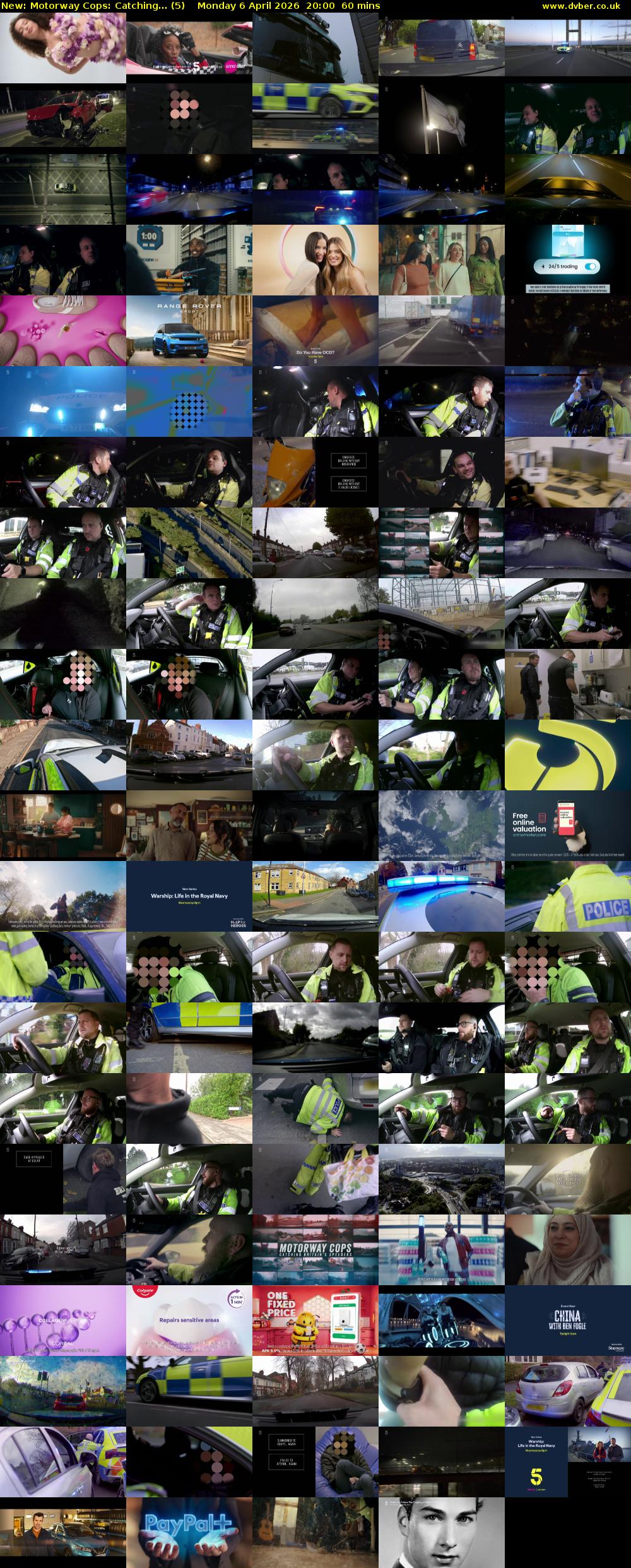 Motorway Cops: Catching... (5) Monday 6 April 2026 20:00 - 21:00