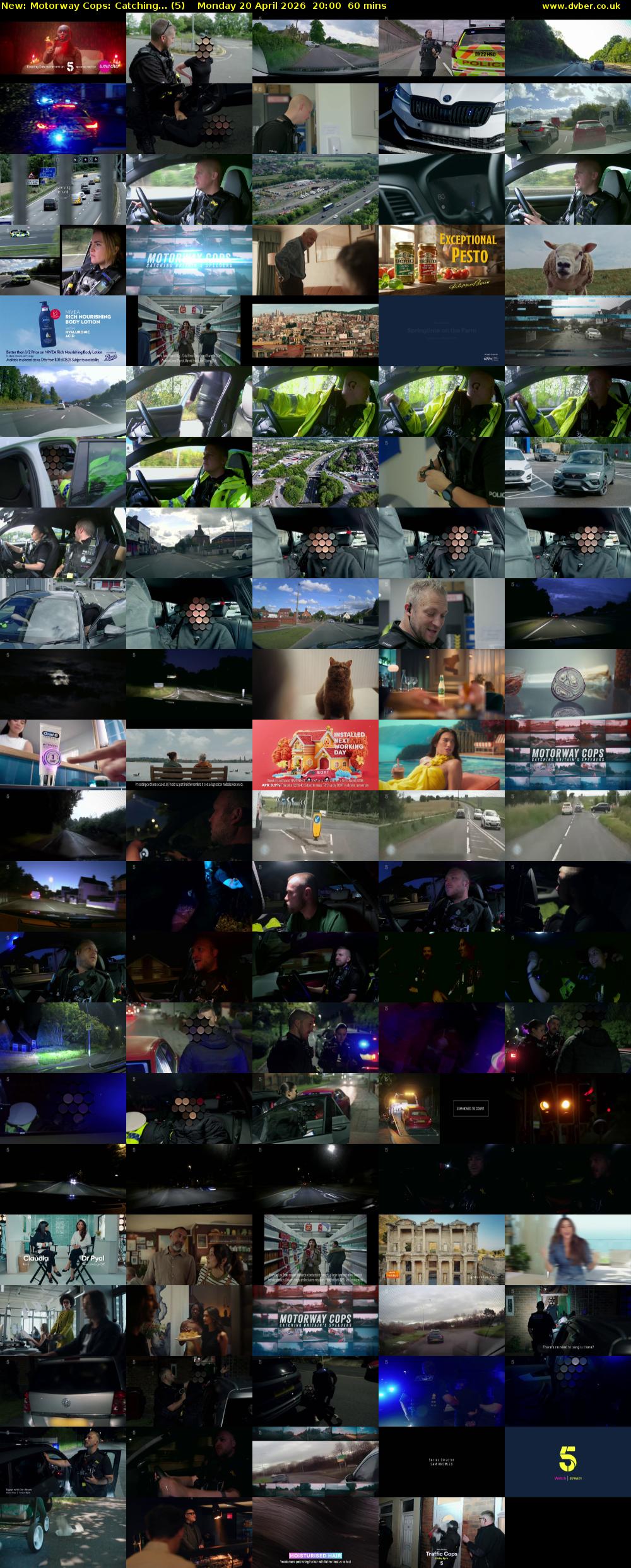 Motorway Cops: Catching... (5) Monday 20 April 2026 20:00 - 21:00