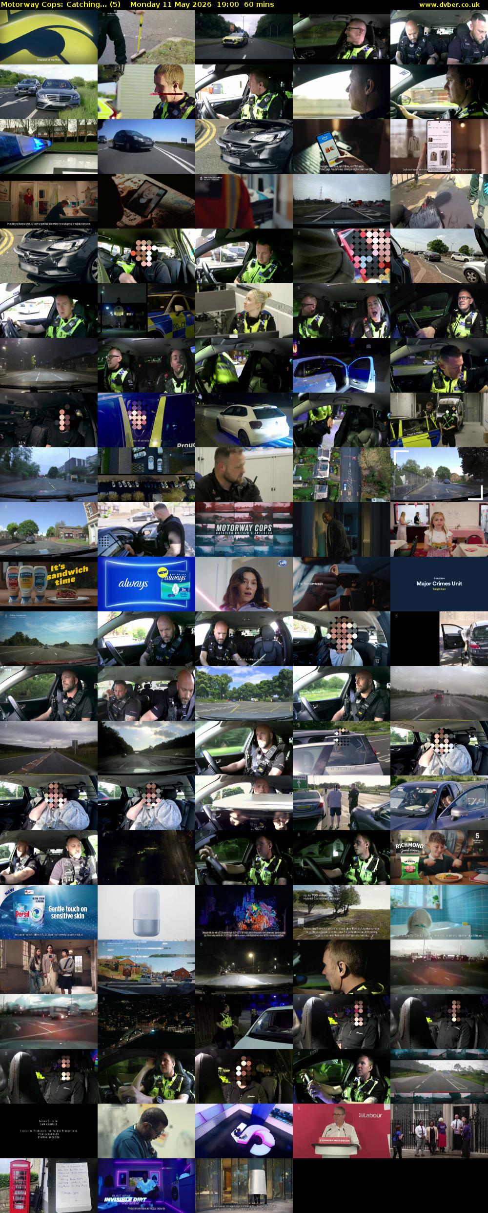 Motorway Cops: Catching... (5) Monday 11 May 2026 19:00 - 20:00