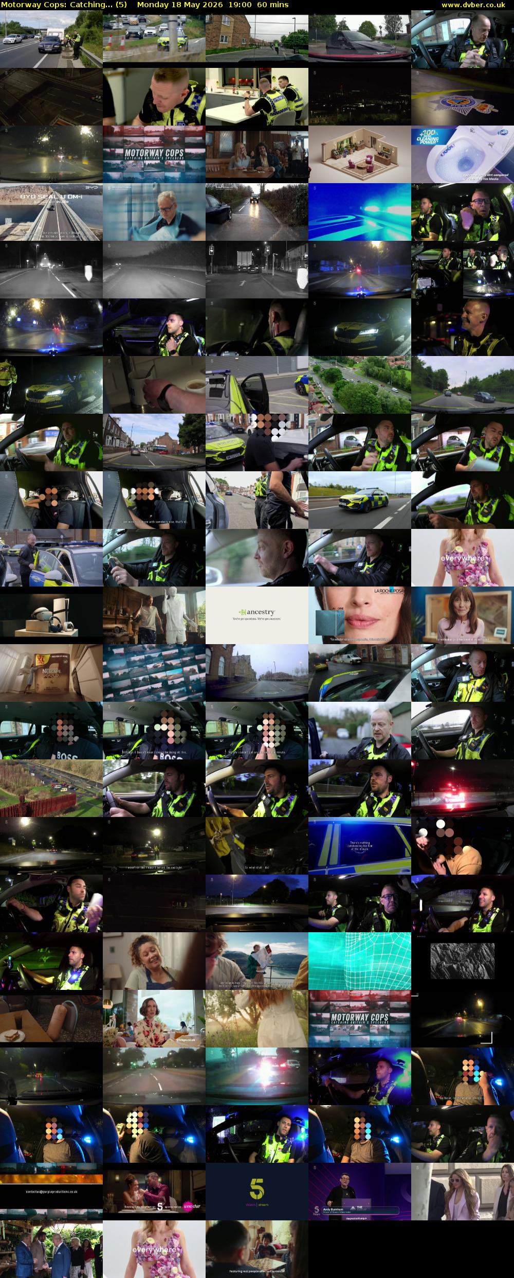 Motorway Cops: Catching... (5) Monday 18 May 2026 19:00 - 20:00