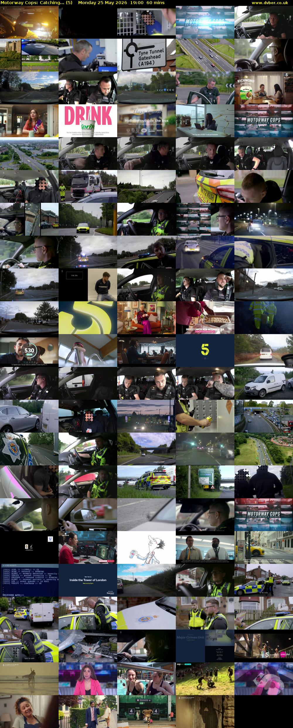 Motorway Cops: Catching... (5) Monday 25 May 2026 19:00 - 20:00