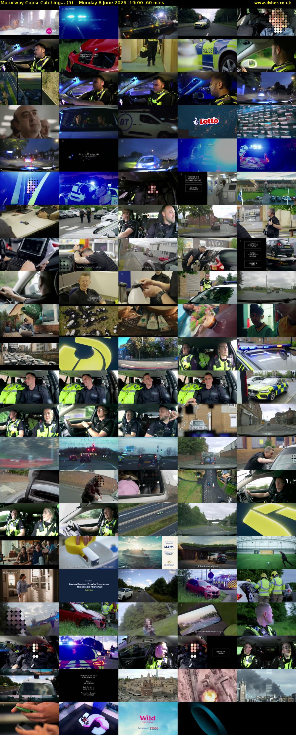 Motorway Cops: Catching... (5) Monday 8 June 2026 19:00 - 20:00