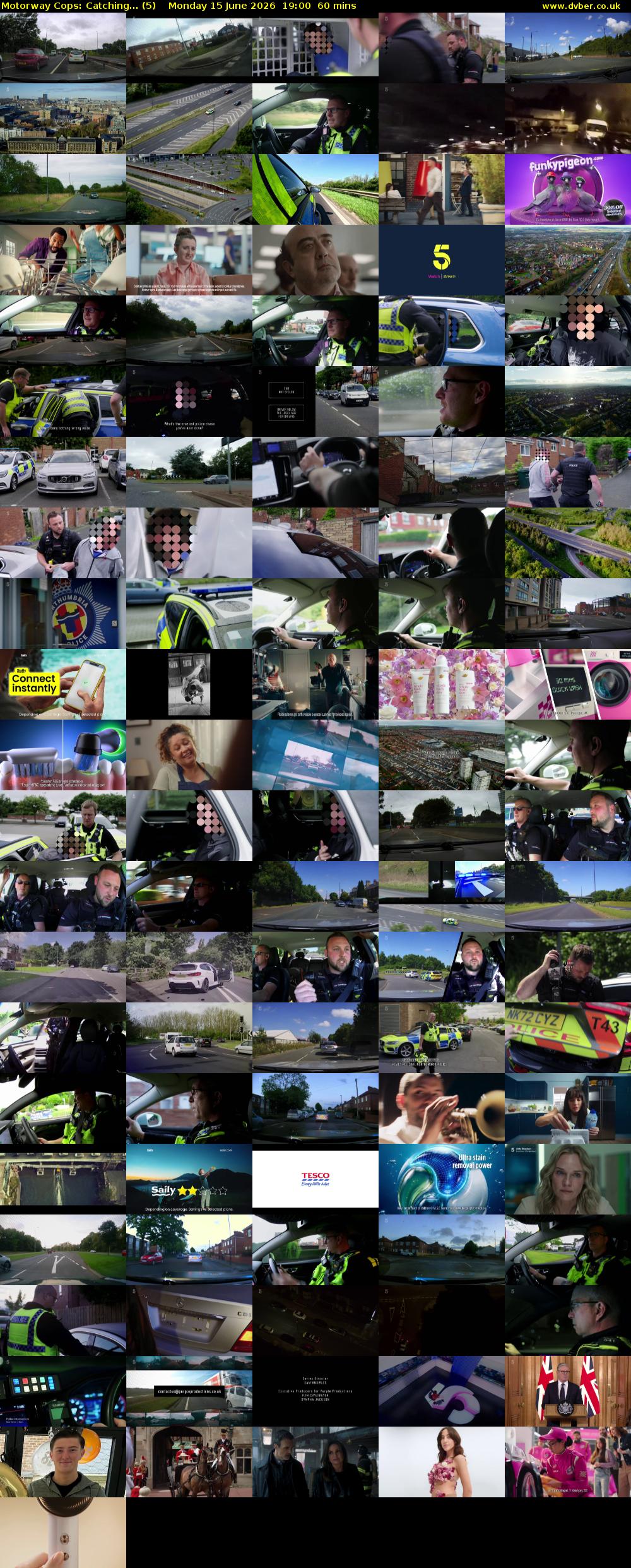 Motorway Cops: Catching... (5) Monday 15 June 2026 19:00 - 20:00