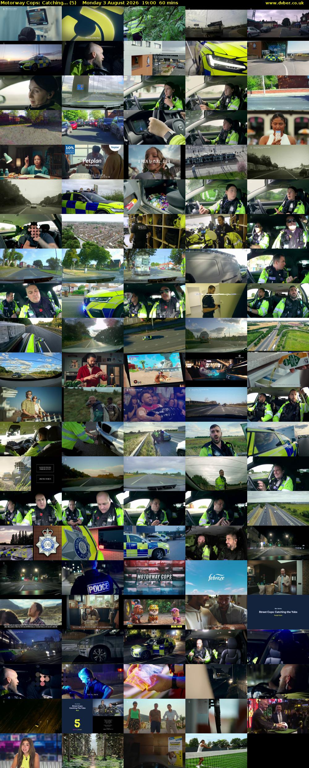 Motorway Cops: Catching... (5) Monday 3 August 2026 19:00 - 20:00