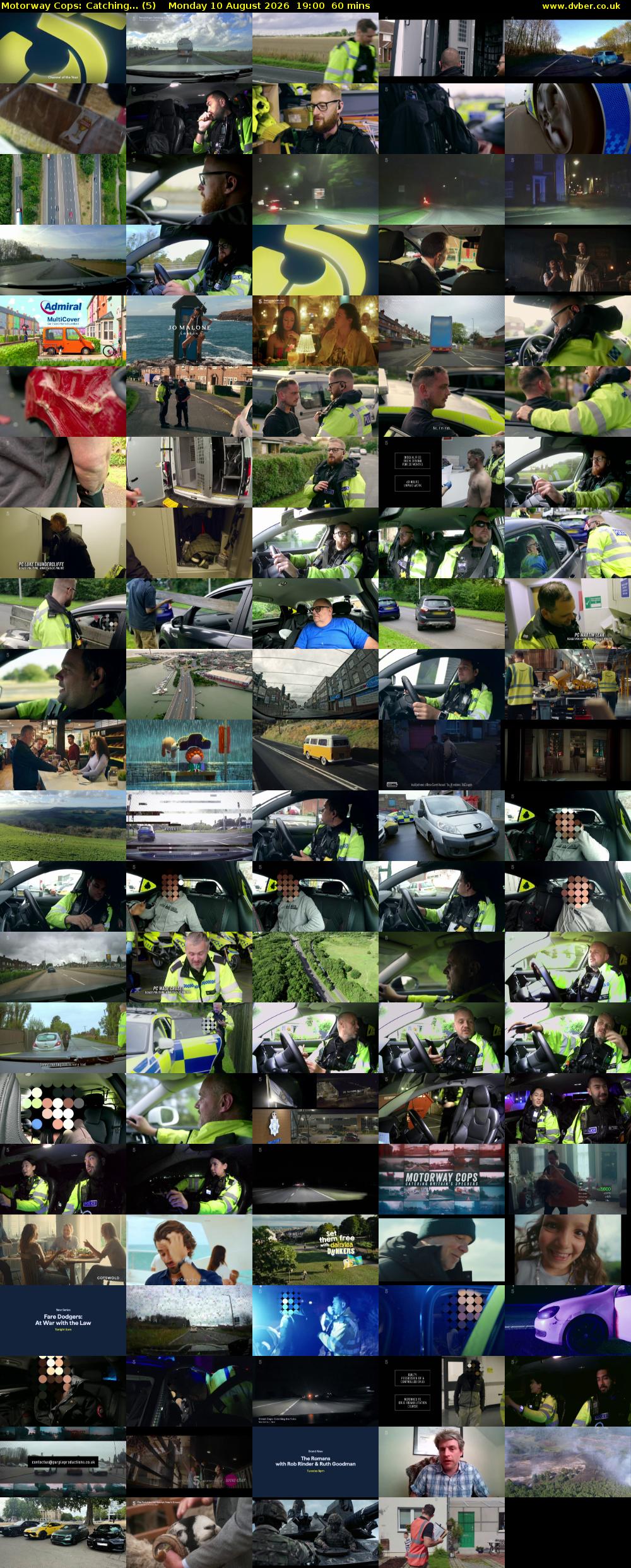 Motorway Cops: Catching... (5) Monday 10 August 2026 19:00 - 20:00