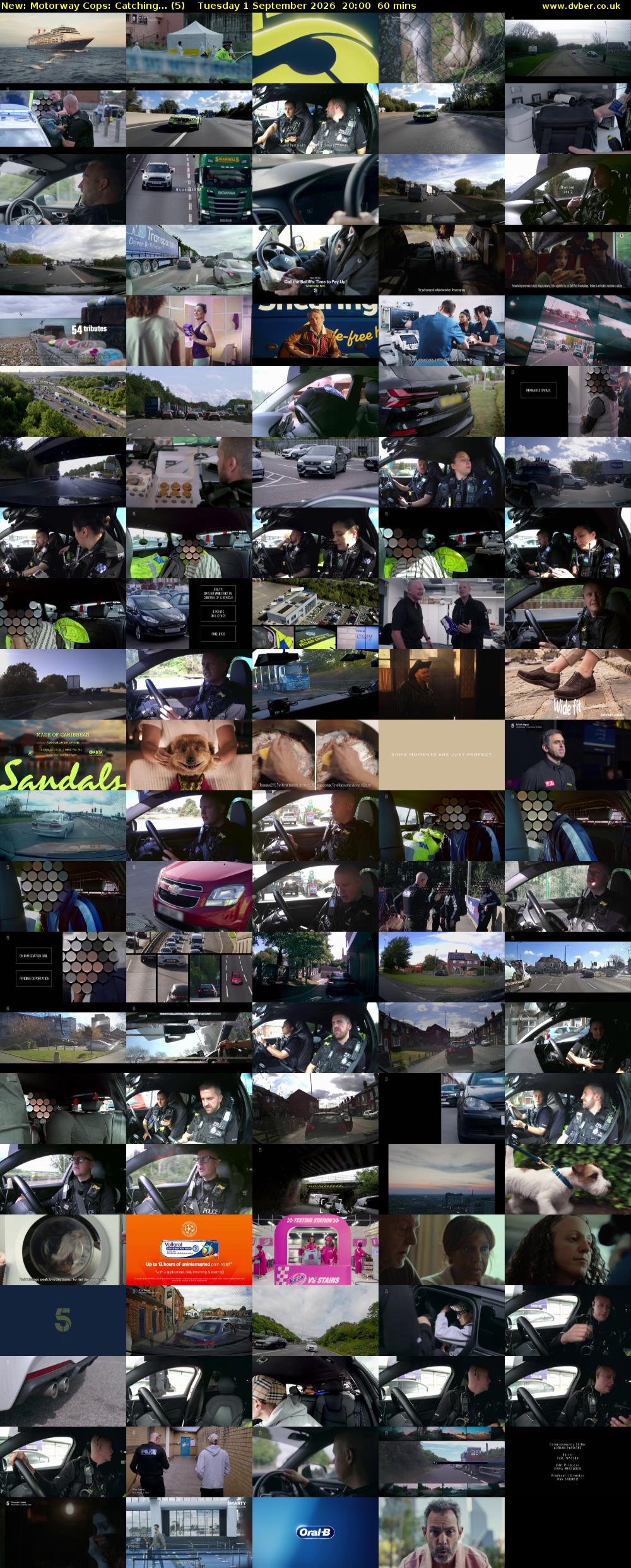 Motorway Cops: Catching... (5) Tuesday 1 September 2026 20:00 - 21:00