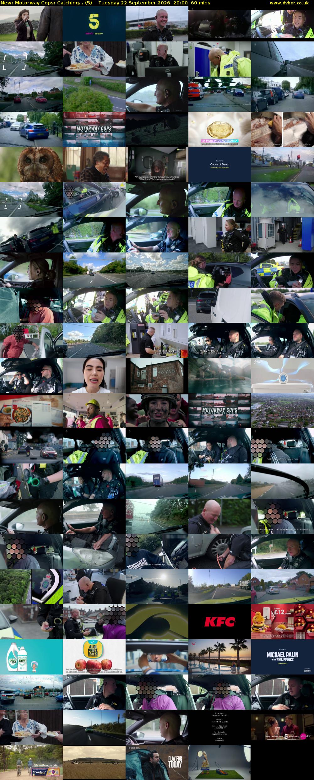 Motorway Cops: Catching... (5) Tuesday 22 September 2026 20:00 - 21:00