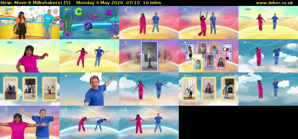Move It Milkshakers! (5) Monday 4 May 2026 07:10 - 07:20