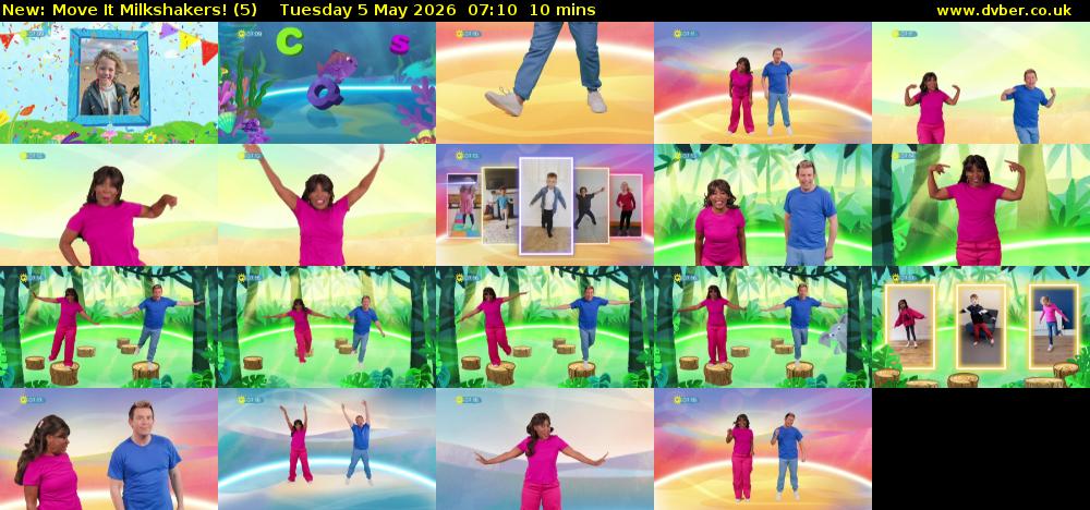 Move It Milkshakers! (5) Tuesday 5 May 2026 07:10 - 07:20