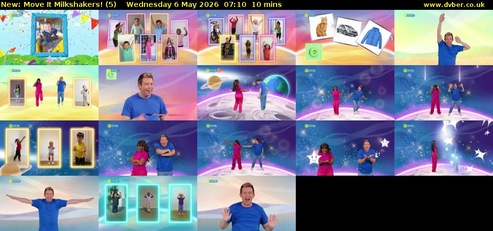 Move It Milkshakers! (5) Wednesday 6 May 2026 07:10 - 07:20