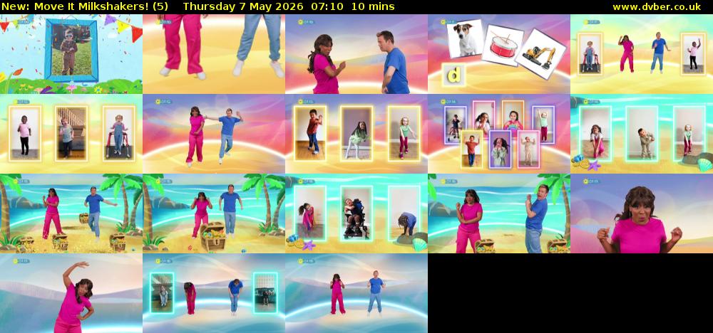 Move It Milkshakers! (5) Thursday 7 May 2026 07:10 - 07:20