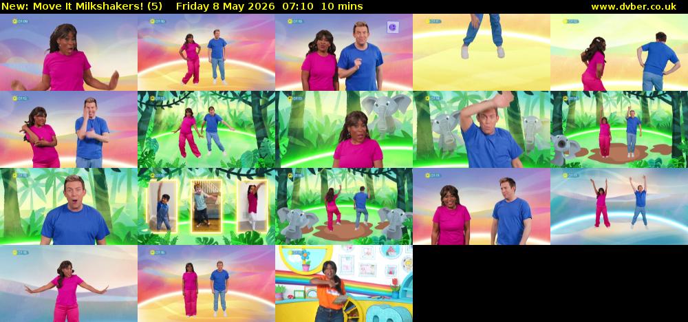 Move It Milkshakers! (5) Friday 8 May 2026 07:10 - 07:20