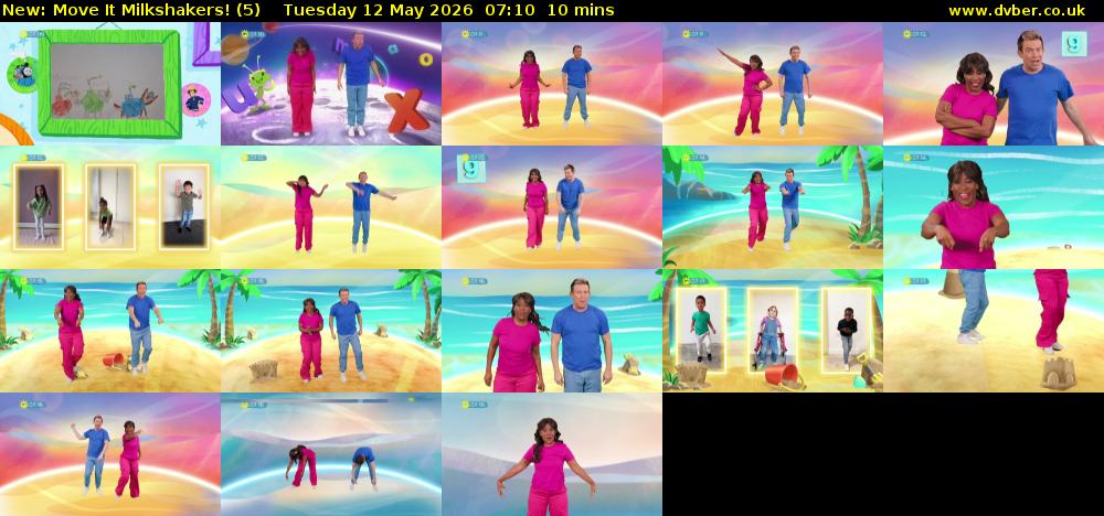 Move It Milkshakers! (5) Tuesday 12 May 2026 07:10 - 07:20